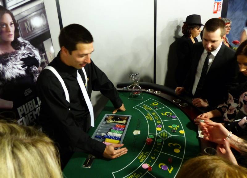 Table de dés de la fortune en animation Casino à Grenoble