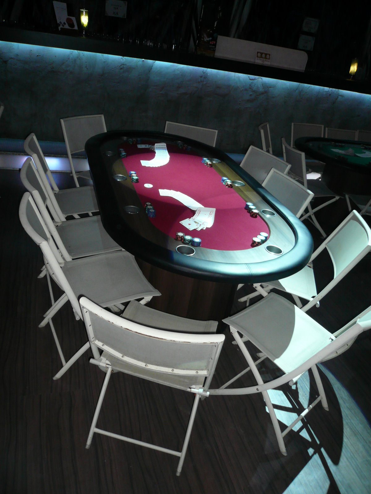 table de poker pour le pulsion poker show à lyon