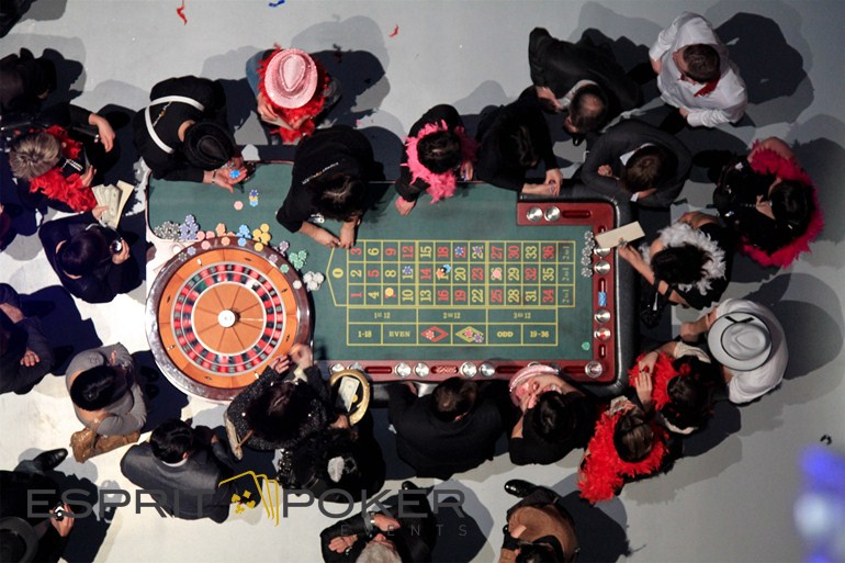 Table de roulette pour Animation Casino à Annecy