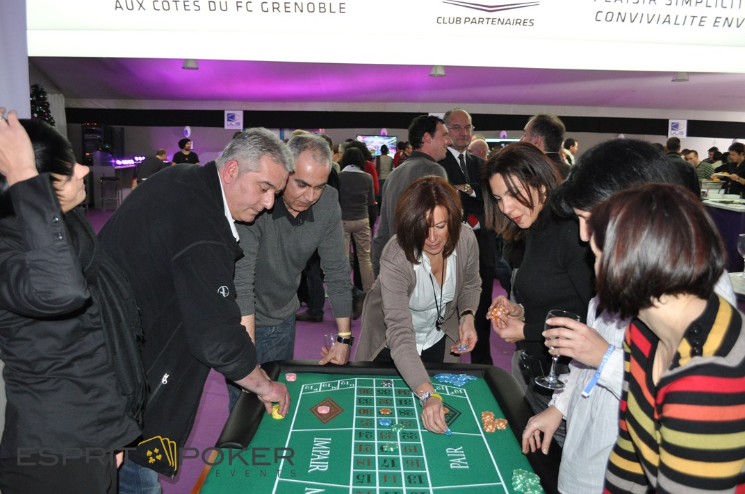 Soirée Casino au Stade Lesdiguières pour l'agence Insight Outside