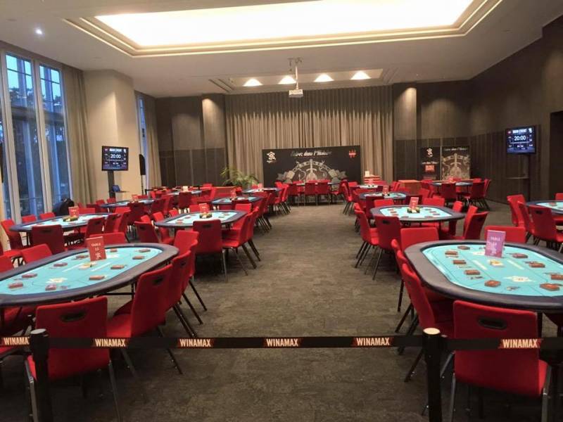 Organisation par Esprit Poker du Winamax Poker Tour au Marriott Lyon dans les salons rénovés de l'hôtel situé à la cité internationale de Lyon