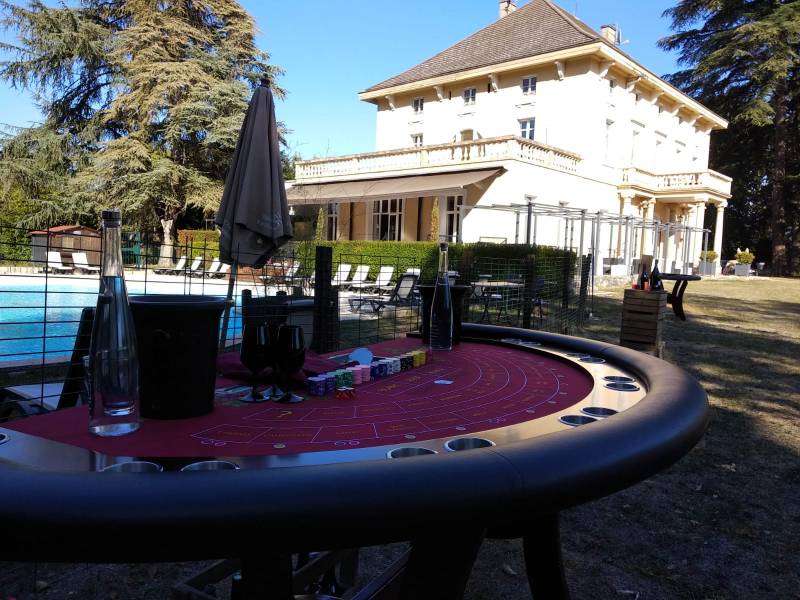 Animation oenologique pour entreprise au domaine des séquoias à Bourgoin