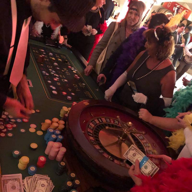 Table de Roulette pour animation Gatsby années folles à Lyon