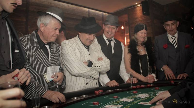 Des joueurs d'un de nos casino tripot clandestin lors d'une soirée Peaky Blinders