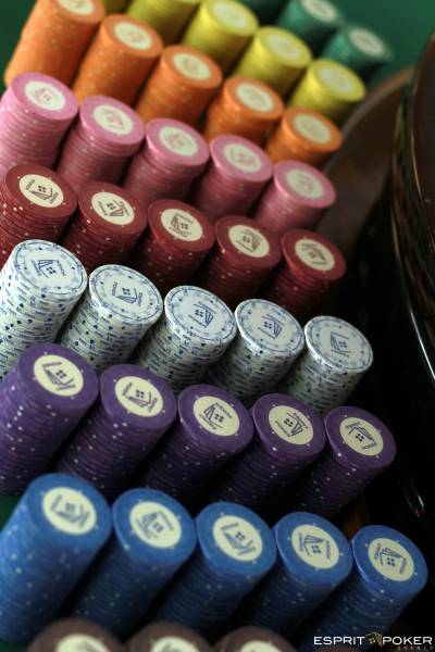 Une ribambelle de couleurs autour de notre roulette anglaise installée au Palais des Congrès de Vichy