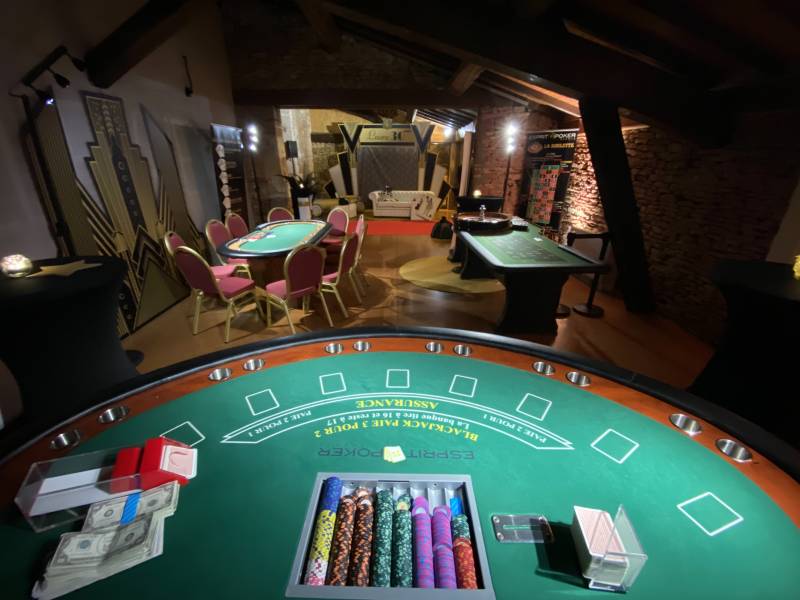 Votre salle d'animation casino pour votre réception casino à Villefranche sur Saône