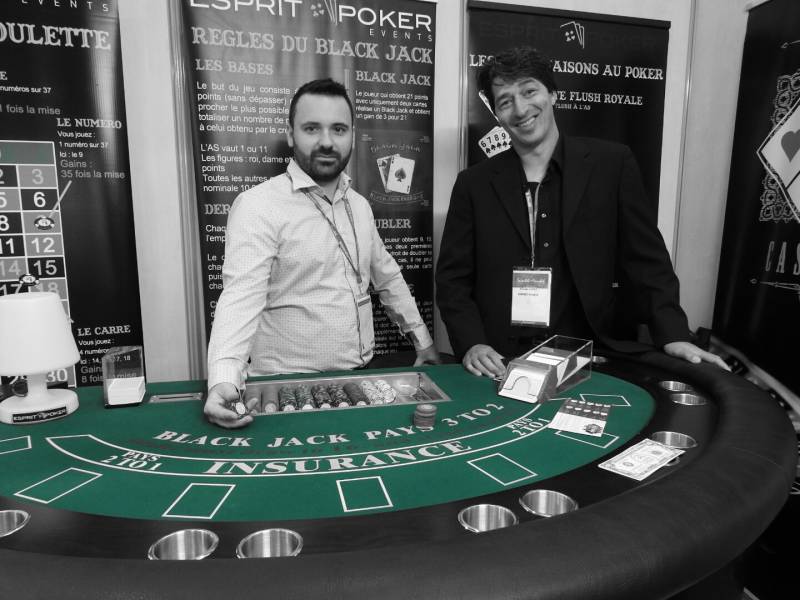 Stand Esprit Poker au salon des CE à Lyon en 2018