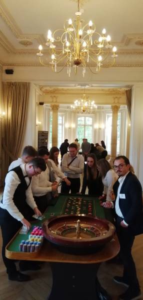 Une animation Casino dans un Château de l'Est Lyonnais à Saint Pierre de Chandieu
