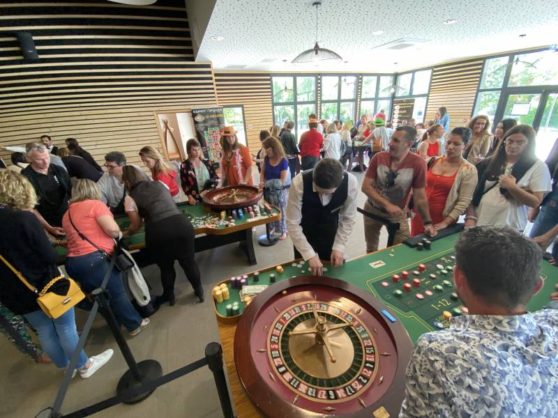 Animation Casino au domaine de Valsoyo à Valence pour entreprise