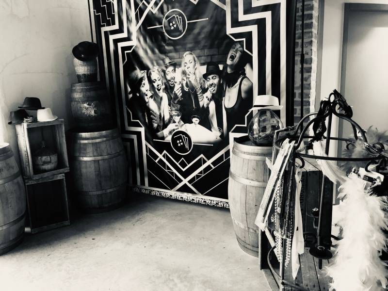 Décoration Photocall Années Folles 240x240