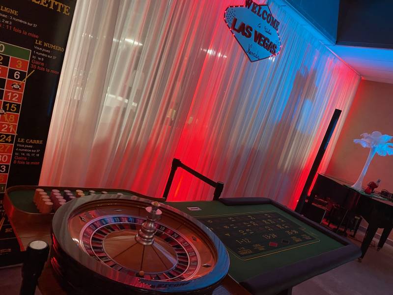 La roulette pour vos soirées casino à Lyon meyzieu aux voiles du grand large
