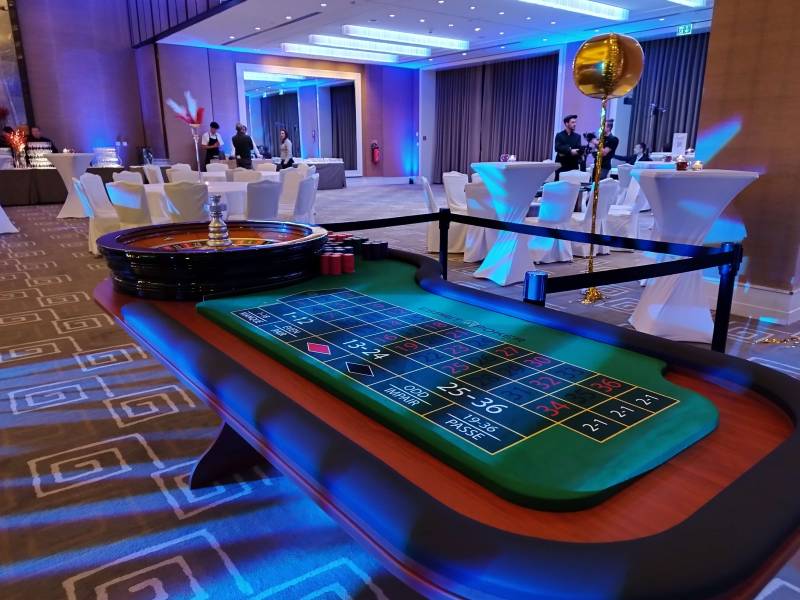 Table de roulette pour une soirée Casino de prestige à Lyon