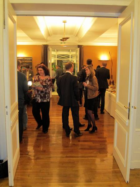 Vue d'un des salons du château de Montchat à Lyon où se déroulé une animation casino