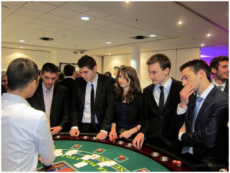 Animation lors du gala annuel des mines de Saint-Etienne