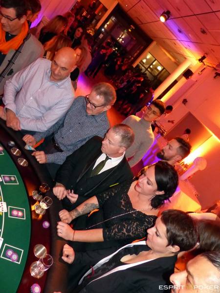 Table de Black Jack à l'espace de l'Ouest Lyonnais