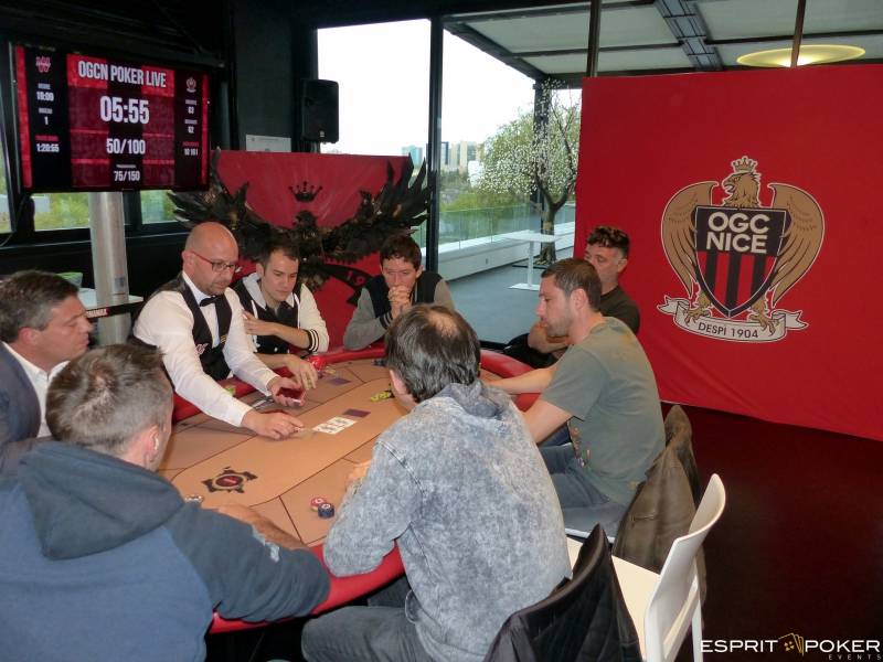 Organisation de tournoi de poker au centre d'entraînement de l'OGC Nice
