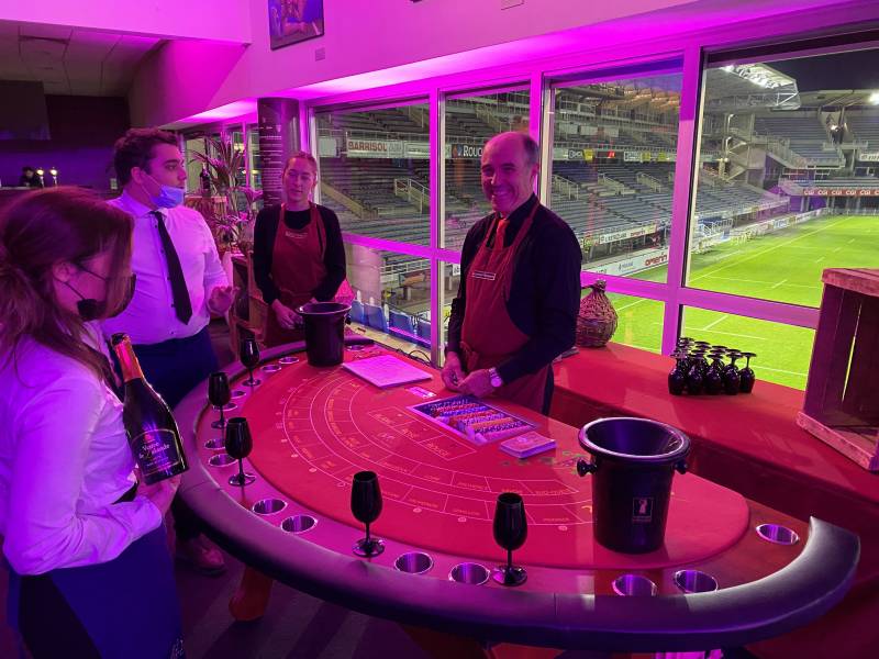 Dégustation de vins à l'aveugle et activité professionnelle autour de notre casino