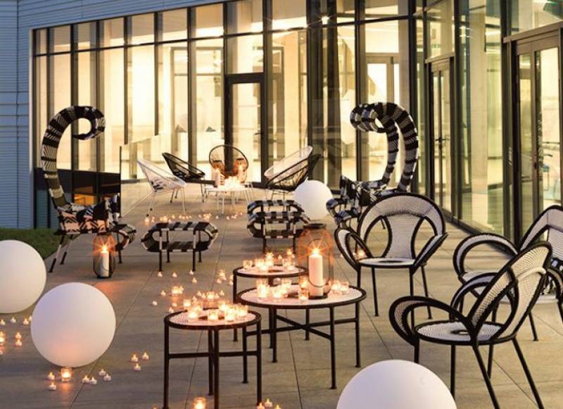 Des terrasses pour profiter d'un espace vert en pleine ville