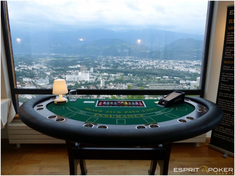 animation casino à grenoble vue depuis la bastille