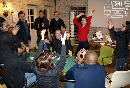 Notre zone d'activité pour ce service Activité poker originale lors d'un comité de direction avec stratégie de jeu et animation premium par un professionnel du casino